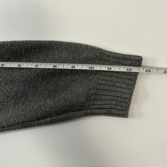 ROUTE 66 Size Large Dark Gray Knit Sweater with Studs - Picture 11 of 11